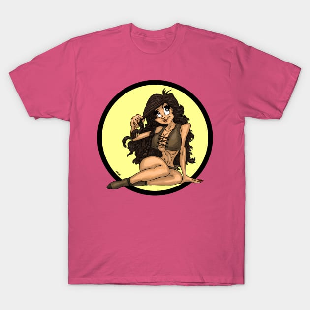 Pin-Up Girl T-Shirt by kevinmayle